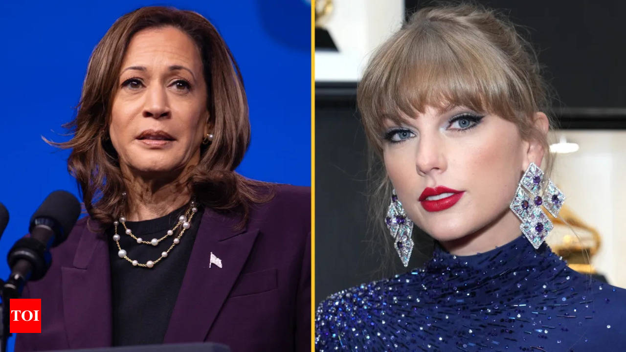 Kamala Harris finally addresses Taylor Swift's support following Donald Trump's criticism of Travis Kelce | NFL News - Times of India