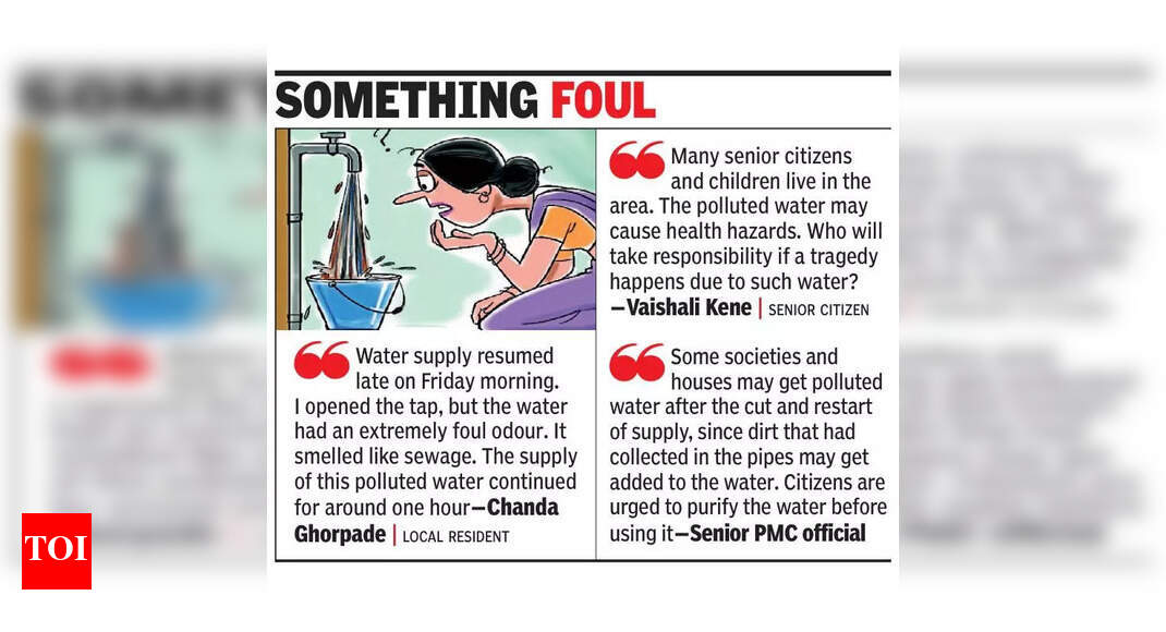 Kothrud Residents Face Health Risks from Polluted Water Supply Pune