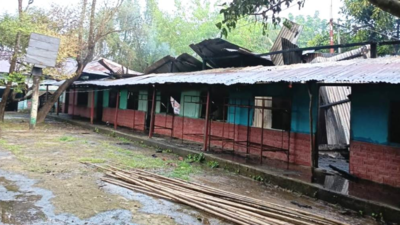 Leading school in Manipur set afire amid unrest