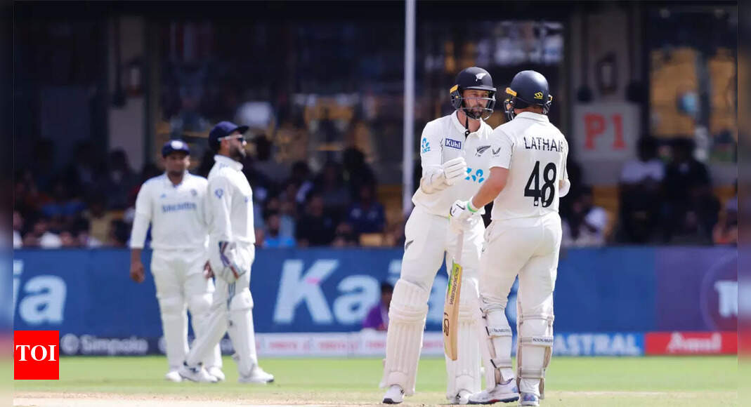 India vs New Zealand Live Score, 1st Test Rain stops play in Bengaluru