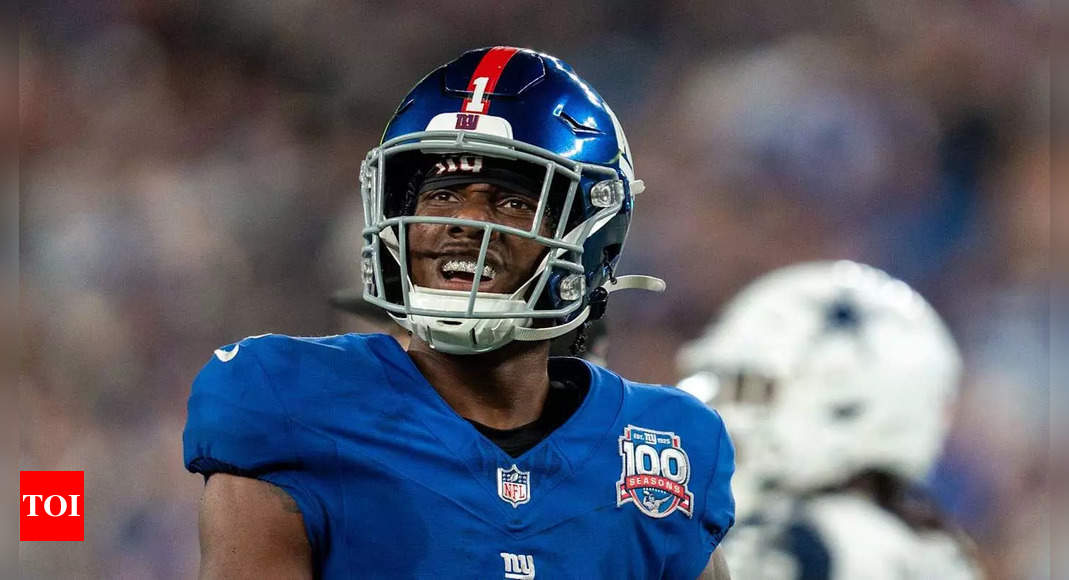 “It was kind of scary”: New York Giants wide receiver revealed that he has no memory of the concussion he suffered during the game against the Dallas Cowboys | NFL News – Times of India