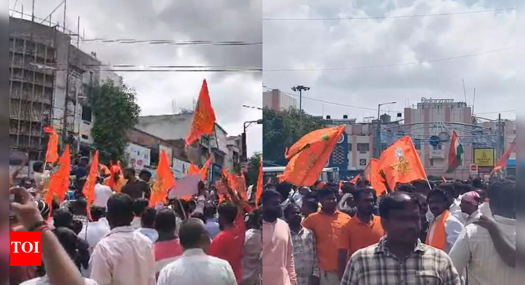 VHP, Bajrang Dal call statewide 'bandh' to protest temple idol