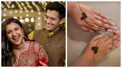 Parineeti Chopra shows off her simple-yet-stunning mehendi ahead of Karwa Chauth celebrations with Raghav Chadha