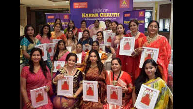 50 women participate in TOI’s ‘Divas of Karwa Chauth’ event