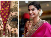 Sonam's mehendi features Anand and Vayu's names: PICS