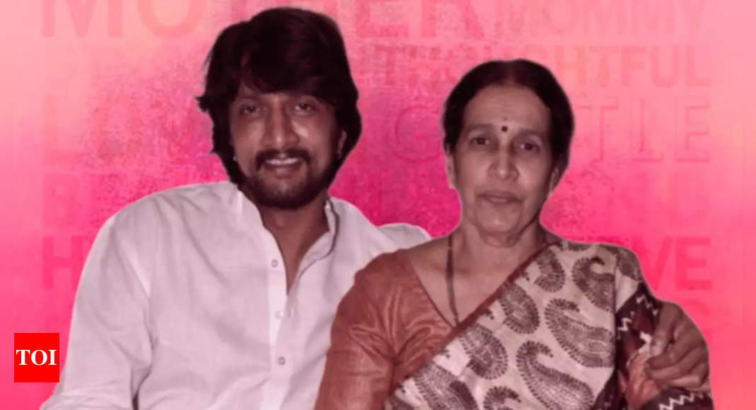 Kiccha Sudeep's Mother Death News: Kiccha Sudeep's mother Saroja passes away at 83