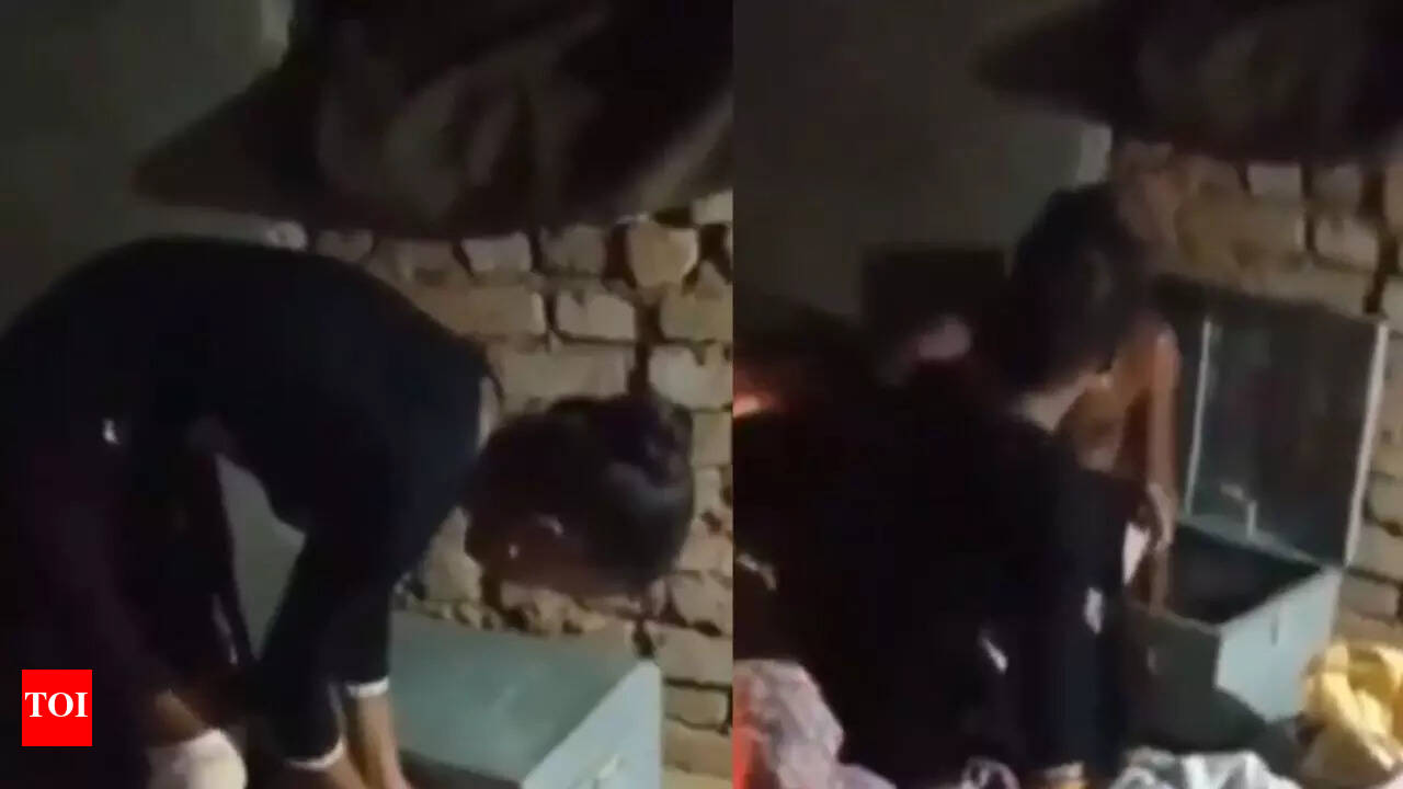 Odisha girl locks boyfriend in iron suitcase, video goes viral |  Bhubaneswar News - Times of India