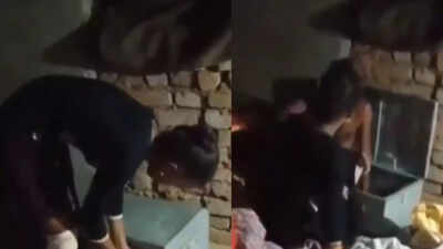 Odisha girl locks boyfriend in iron suitcase, video goes viral ...