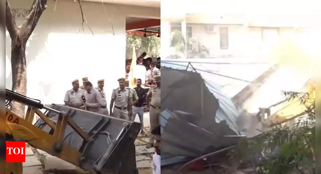 Rajasthan 'Illegal' house of two accused in stabbing incident at