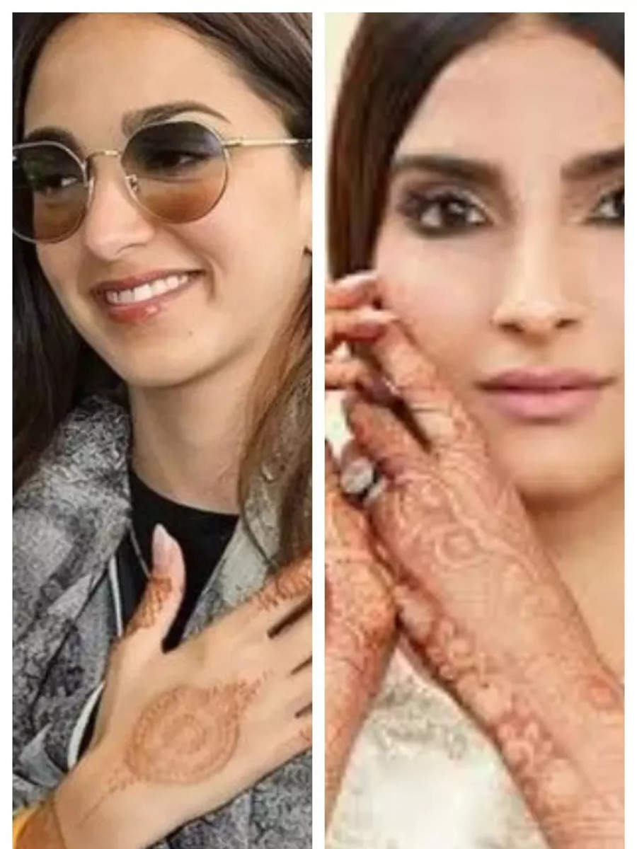 Kiara Advani's Karwa Chauth Mehendi Design