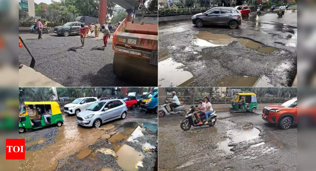 Bengaluru Deluged: Heavy Rain Causes Traffic Chaos and Waterlogging Across City |