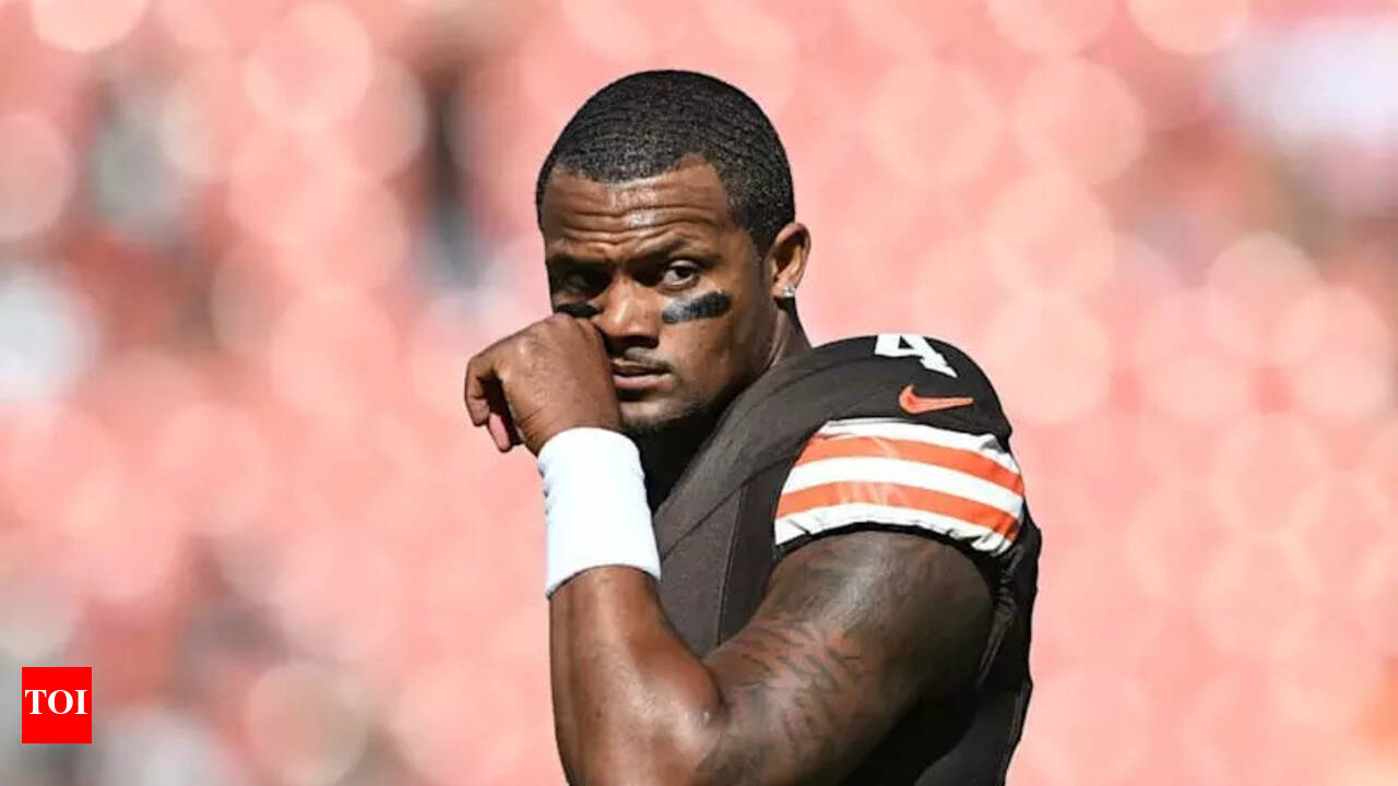 Cleveland Browns quarterback Deshaun Watson suffered a torn achilles injury and is likely out for the season | NFL News - Times of India