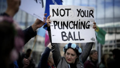 'Not your punching ball': France protest in solidarity with mass rape victim Gisèle Pelicot