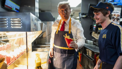 McDonald’s tells workers it doesn’t endorse political candidates after Trump visit