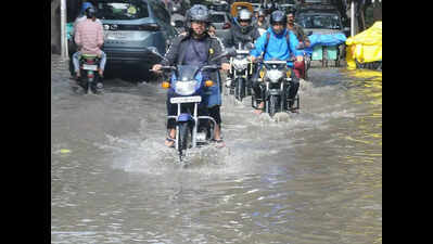 Overnight rain turns Bengaluru roads into canals
