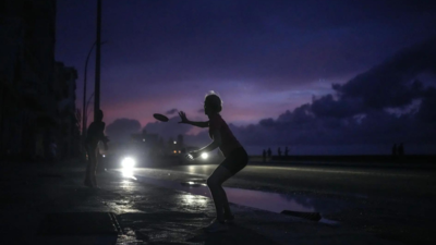 Cubans struggle with an extended power outage & a tropical storm