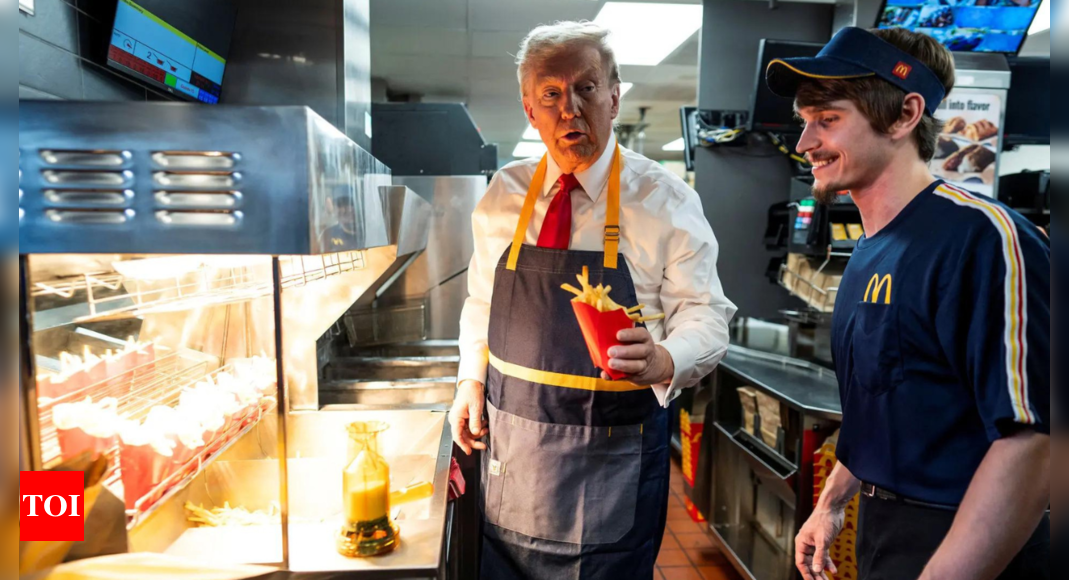 Trump's McDonald's Visit Sparks Viral AI Video