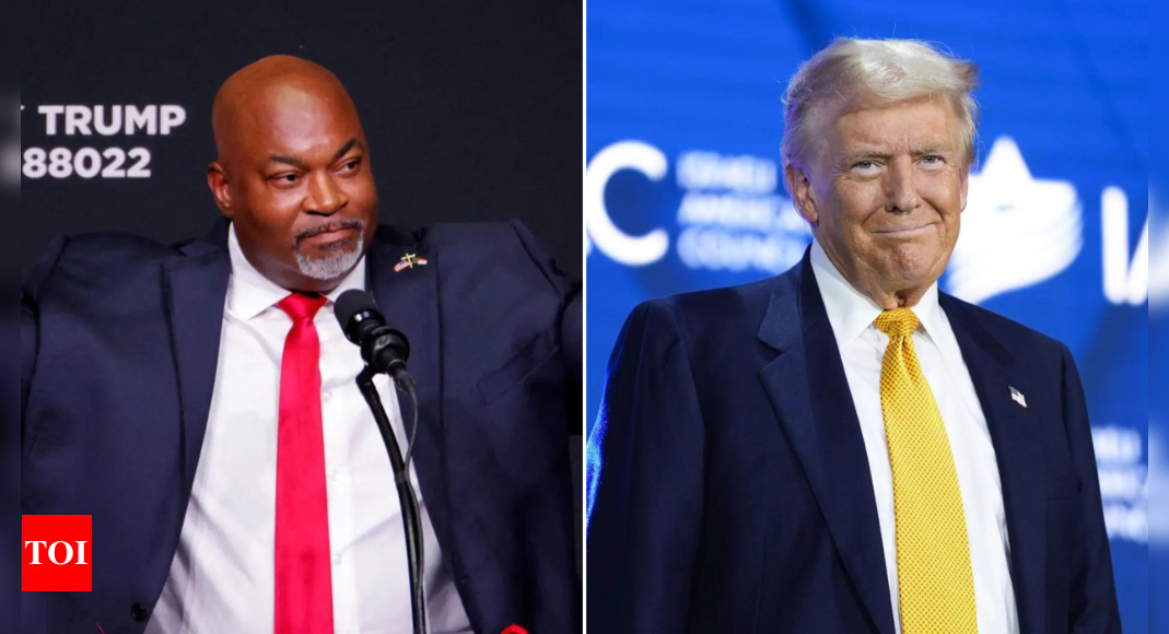 Trump under fire for dodging question on Republican ‘Black Nazi’ Mark Robinson – Times of India