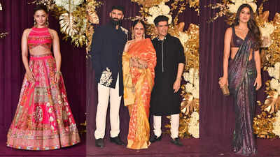 From Rekha-Alia Bhatt to Gauri Khan-Suhana, celebs dazzle at Manish Malhotra’s star-studded Diwali party