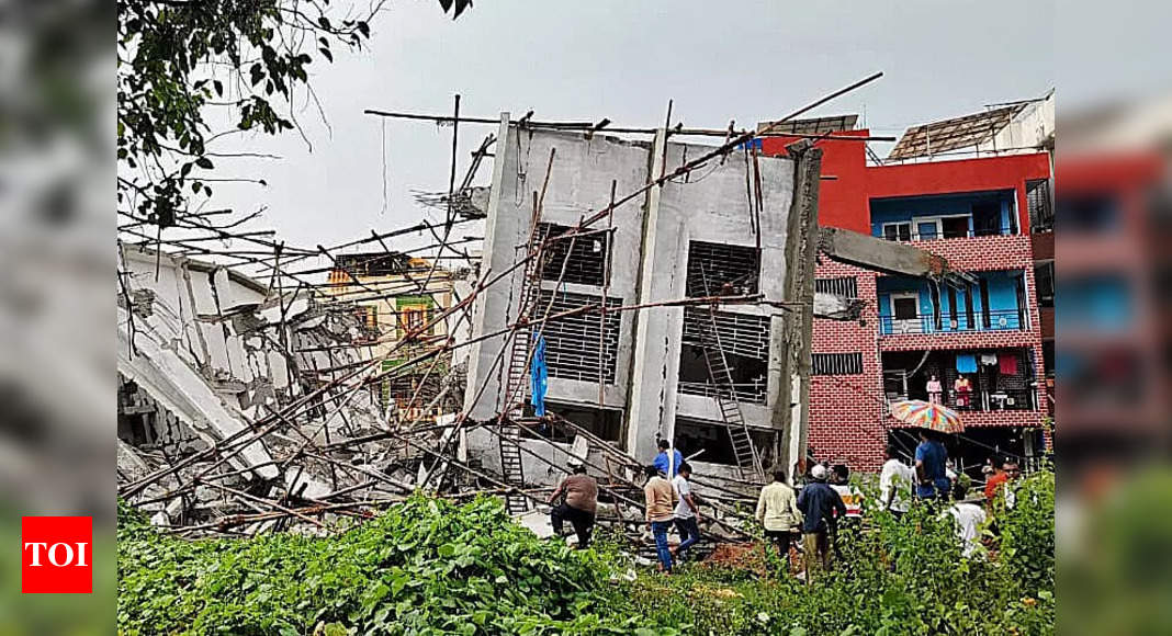 Under-construction building collapses in Bengaluru: Owner’s son arrested, father still on run | Bengaluru News