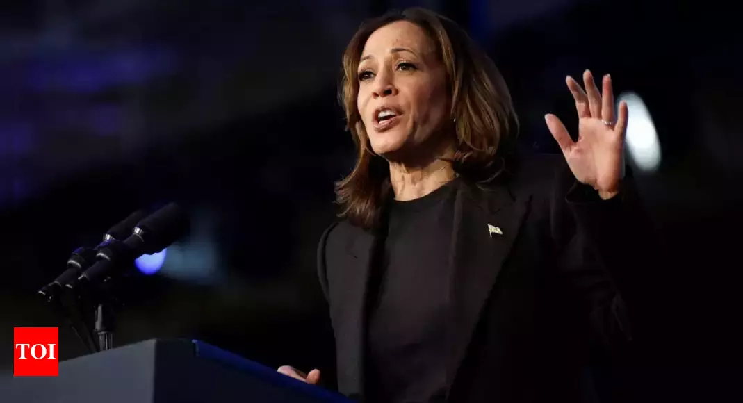 Donald Trump: Kamala Harris slams Donald Trump for weakening democracy | World News – Times of India