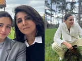 Alia's moments with Neetu Kapoor from their Paris trip