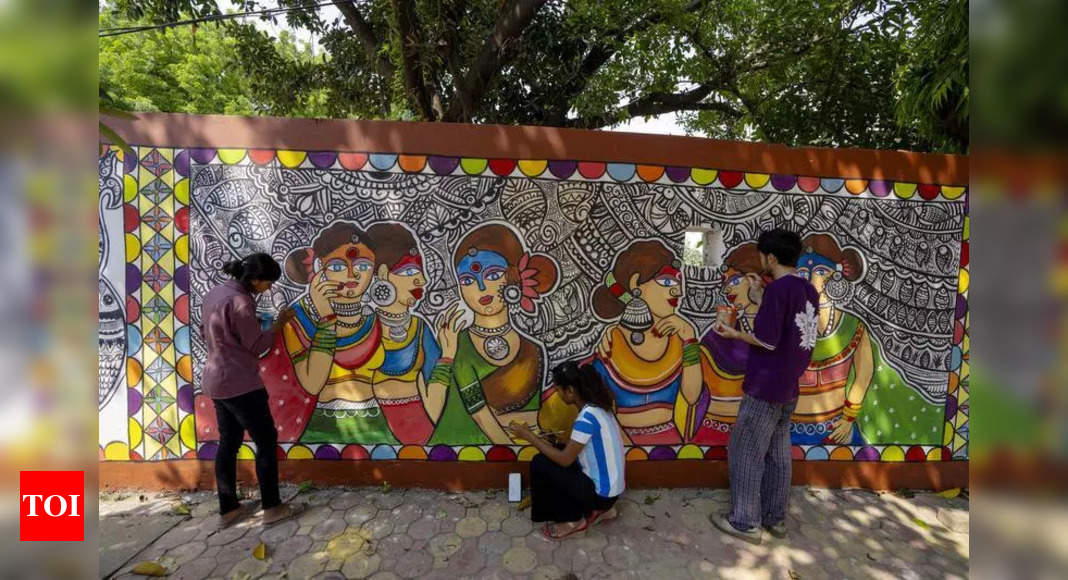 City walls turning into canvas of creativity