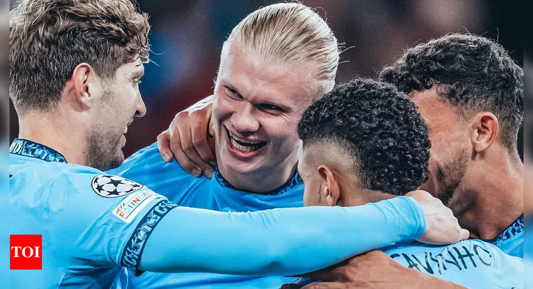 Erling Haaland Brace Leads Manchester City Past Sparta Prague 5-0 In ...