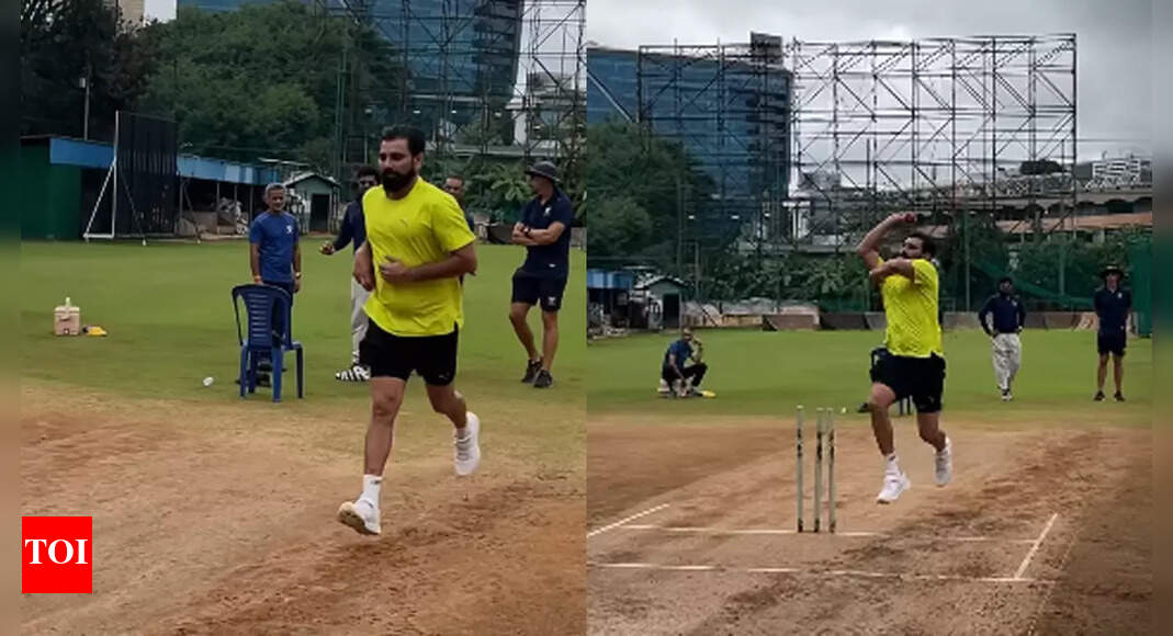 'Success is the sum of ...': Shami goes full throttle at nets - Watch