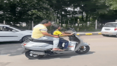 Viral video of schoolgirl riding scooter sparks debate online ...