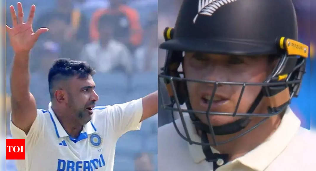 Watch: Ravichandran Ashwin gives India first breakthrough in 2nd Test between IND and New Zealand | Cricket News