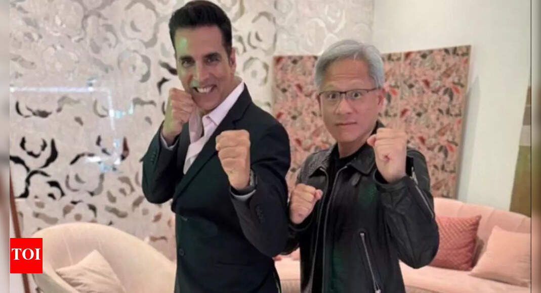 When Bollywood superstar Akshay Kumar met Nvidia CEO Jensen Huang: Now I know why Nvidia is ...