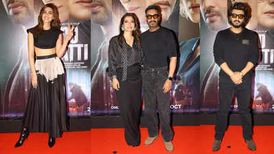 Kajol-Ajay Devgn, Kriti Sanon, Hina Khan, Arjun Kapoor and others stun at the screening of Do Patti