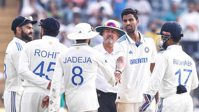 Gautam Gambhir's priceless reaction to Washington Sundar's magic moment in Pune - WATCH