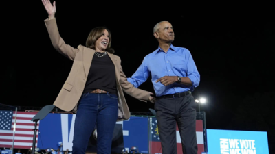 'Just because Trump is acting stupid doesn't mean...': Obama joins Harris, Sting at Georgia rally