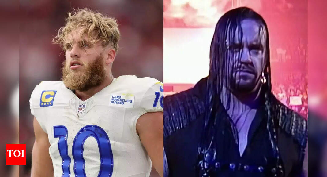 NFL Star Cooper Kupp embraces 'Undertaker' vibes with new hair and