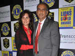 Milan Luthria with wife
