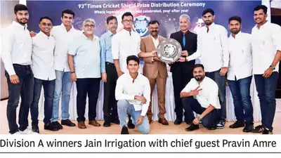 Times Shield played invaluable role in shaping careers: Pravin Amre