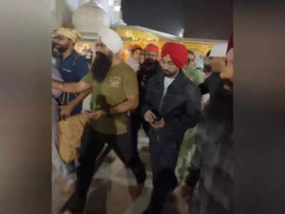 Diljit Dosanjh offers prayers at Bangla Sahib Gurudwara ahead of his concert in Delhi