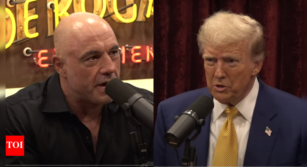 Rogan Josh In threehour male bonding podcast, Trump, as usual, ducks