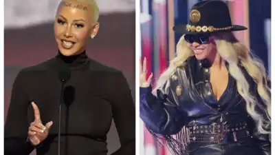 Amber Rose says Beyonce's Kamala Harris speech is copied. Social media users ask 'Who are you?'