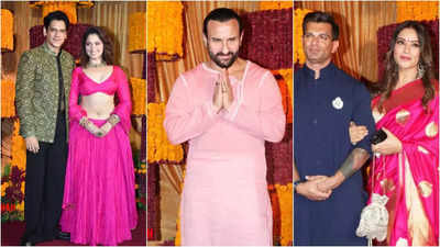 Vijay Varma-Tamannaah Bhatia, Bipasha Basu-Kara Singh Grover, Saif Ali Khan: Celebs dazzle at Ramesh Taurani's Diwali bash