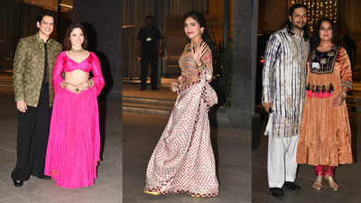 Vijay Varma-Tamannaah Bhatia, Alia Fazal-Richa Chadha, Karan Johar, Natasa Stankovic & others dazzle in their ethnic best at Abu Jani Sandeep Khosla’s Diwali party