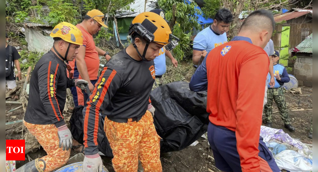 Tropical storm Trami leaves 126 dead or missing amid massive flooding and landslides in Philippines – Times of India