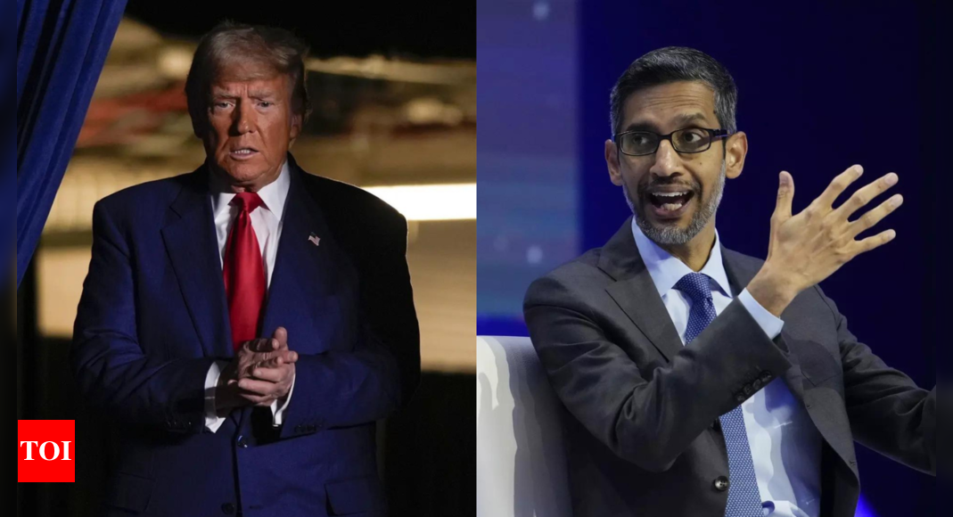 Trump bowls a Google-y, says Pichai called to compliment his McD sortie