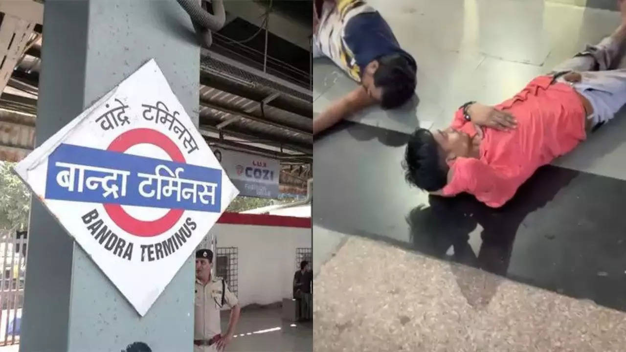 Festive rush: 9 injured in stampede at Mumbai's Bandra Terminus while  boarding special train | Mumbai News - Times of India