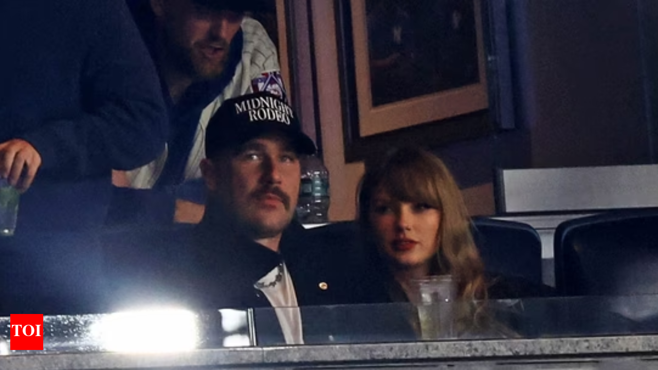 Taylor Swift and Travis Kelce get comfortable together amid engagement rumors | English Movie News - Times of India