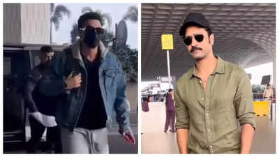 Ranbir Kapoor and Vicky Kaushal’s airport spotting sparks buzz! Have they flown out for ‘Love & War’ shoot?