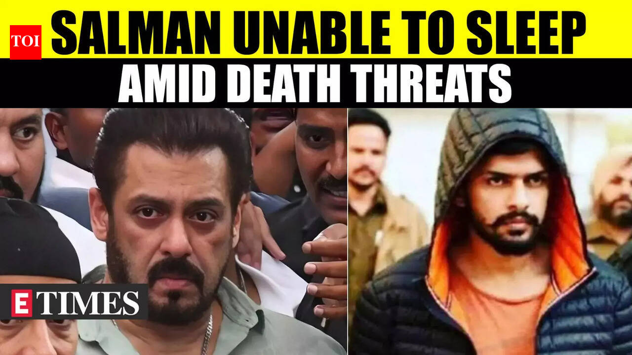 Salman Khan Unable To Sleep Amid Death Threats By Lawrence Bishnoi | Watch