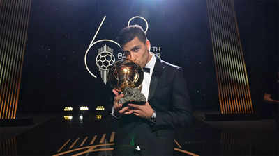 Spain's Rodri wins Ballon d'Or for best player in the world